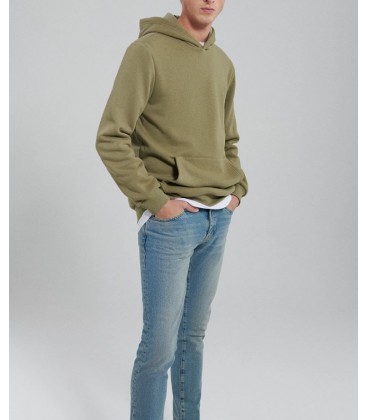 Mavi Kapüşonlu Haki Basic Sweatshirt 0610937-71819