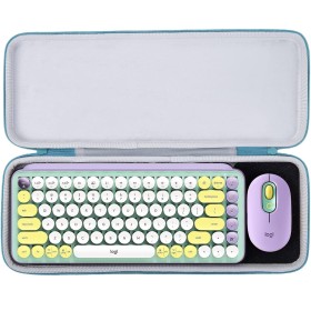 Aenllosi Logitech Pop Keys mekanik kablosuz klavye ve fare için sert taşıma çantası Sadece çanta