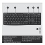 LOGITECH MK295 Sessiz Kablosuz Türkçe Q Klavye Mouse Seti - Siyah