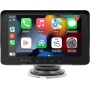 Araç ﻿Kablosuz Carplay ve Android Auto, Taşınabilir 7 İnç Dokunmatik Ekranlı