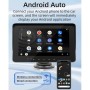 Araç ﻿Kablosuz Carplay ve Android Auto, Taşınabilir 7 İnç Dokunmatik Ekranlı