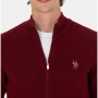 U.S. Polo Assn. Erkek Bordo Basic Triko Hırka G081SZ0TH.000.1629653.VR014