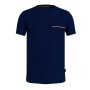 Tommy Hilfiger Bisiklet Yaka Mavi Erkek T-Shirt MW0MW32595DW5