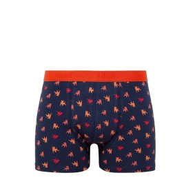 Mavi Baskılı Lacivert Boxer 0911033-30717