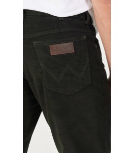 Wrangler Texas Slim Fit Dar Kesim Normal Bel Yeşil Esnek Pantolon