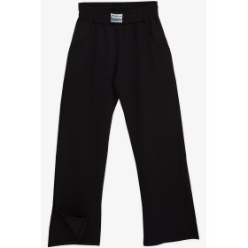 Breeze  Kız Çocuk Pantolon Paçası Yırtmaçlı Siyah 18271-001
