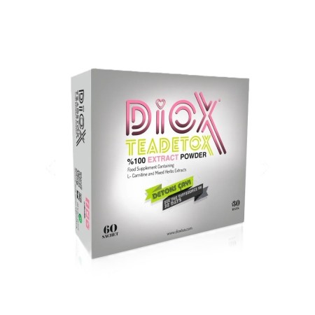 Diox Tea 60'lı Detoks Çayı 1 Aylık Orijinal Paket