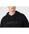 Nautica Erkek Siyah Standart Fit Kapüşonlu Sweatshirt K37226T.0TB