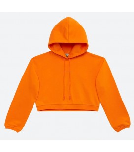 Les Benjamins Essentials Kadın Turuncu Hoodie  LB23SSESSFUHD-302