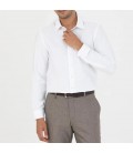 Pierre Cardin Beyaz Slim Fit Armürlü Uzun Kollu Gömlek G021GL004.000.1756002.VR013