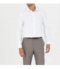 Pierre Cardin Beyaz Slim Fit Armürlü Uzun Kollu Gömlek G021GL004.000.1756002.VR013