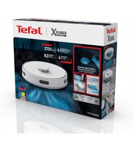 Tefal -Rg8577 X-plorer Serie 75 S Mop Özellikli Akıllı Robot Süpürge Beyaz