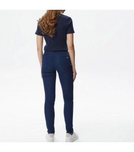 Lacoste Kadın Skinny Fit Denim Mavi Pantolon HF2450.50M