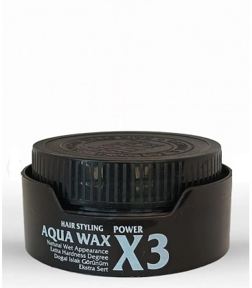 BLUE DROP Aqua Wax Saç Şekillendirici Krem X3 (SİYAH) 150 ml