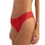 Defacto Fall In Love Yılbaşı Temalı Kırmızı Dantel Brazilian Slip Külot B4839ax23wn