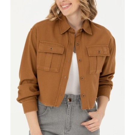 U.S. Polo Assn. Kadın Taş Uzun Kollu Gömlek G082SZ004.000.1675138.VR153