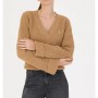 Pierre Cardin Camel Oversize V Yaka Kazak G022SZ0TK.000.1713057.VR015