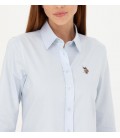 U.S Polo Assn. Kadın Açık Mavi Uzun Kollu Basic Gömlek G082SZ004.000.1672168.VR003