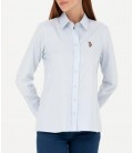 U.S Polo Assn. Kadın Açık Mavi Uzun Kollu Basic Gömlek G082SZ004.000.1672168.VR003