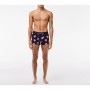 Lacoste Erkek Desenli 3'lü Renkli Boxer 5H0874.9FQ