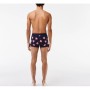 Lacoste Erkek Desenli 3'lü Renkli Boxer 5H0874.9FQ