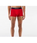 Lacoste Erkek Desenli 3'lü Renkli Boxer 5H0874.9FQ