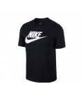 Nike M Nsw Tee Icon Futura Erkek Siyah Günlük Stil Tişört AR5004-010