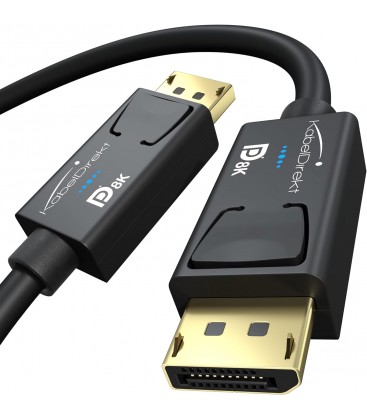 KabelDirekt 1 mt DisplayPort kablosu, DP 1.4, VESA sertifikalı