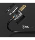 KabelDirekt 1 mt DisplayPort kablosu, DP 1.4, VESA sertifikalı