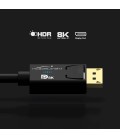 KabelDirekt 1 mt DisplayPort kablosu, DP 1.4, VESA sertifikalı