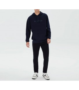 Nautica Erkek Lacivert Standart Fit Kapüşonlu Sweatshirt K37226T.4NV