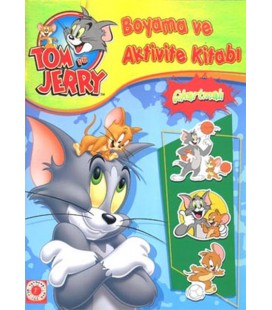 Tom ve Jerry Boyama ve Aktivite Kitabı Çıkartmalı