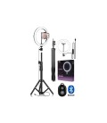 10 Inç Ring Light 5500k Youtuber Led Işıklı 2.1 Metre Tripod Selfie Makyaj Işığı 26cm