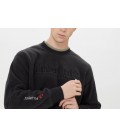 Timberland Linear Logo Crew Neck Erkek Siyah Sweatshirt TB0A6NQ90011