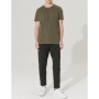 Altınyıldız Classics Slim Fit Dar Kesim Bisiklet Yaka %100 Pamuk Kısa Kollu Logolu Haki Tişört 4A4823200050HAK