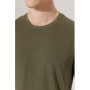 Altınyıldız Classics Slim Fit Dar Kesim Bisiklet Yaka %100 Pamuk Kısa Kollu Logolu Haki Tişört 4A4823200050HAK