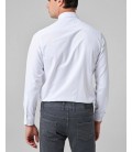 Twn Slim Fit Beyaz Armürlü Gömlek