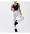 LCW DREAM Gri Beli Lastikli Desenli Kadın Jogger Pijama Altı S32719Z8 - CT3