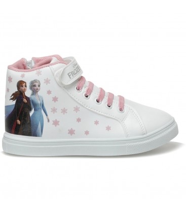 Disney Frozen Beyaz Kız Çocuk High Sneaker Sında.f3fx