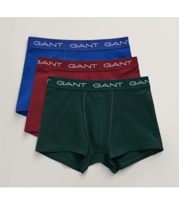 GANT Erkek Renkli Slim Fit Logolu 3'lü Boxer 902333003.374