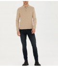 Pierre Cardin Erkek Kum Melanj Slim Fit Kazak G021SZ0TK.000.1592957.VR123