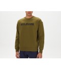 Tommy Hilfiger Monotype Embro Erkek Yeşil Sweatshirt MW0MW32726