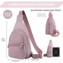 Fashion Long Keeper Sling Göğüs Çantası - Kadın Erkek Su Geçirmez Crossbody Sırt Çantası Seyahat Koşu Yürüyüş Omuz Sırt