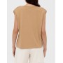 U.S. Polo Assn. Kadın Camel O Yaka Regular Fit T-Shirt 1576405