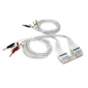 Mortara Kablo Seti 9293-046-61 Lead Set 10 Wire Banana Ends Grey