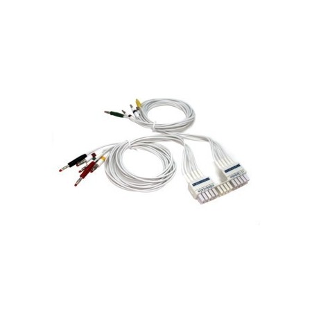 Mortara Kablo Seti 9293-046-61 Lead Set 10 Wire Banana Ends Grey