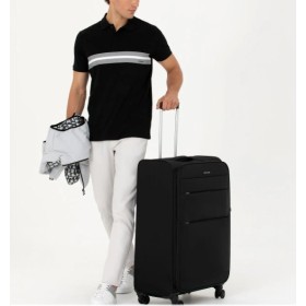 Pierre Cardin Siyah Büyük Boy Kumaş Valiz A021SZ0UT.VALIZ.IY24-04PC4200-01.VR046