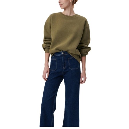 Mavi Kadın Bisiklet Yaka Haki Basic Sweatshirt 1610198-71547