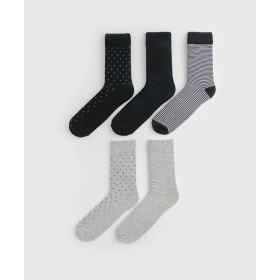 LCW ACCESSORIES Karişik Desenli Erkek Soket Çorap 5'li W37516Z8 - K00
