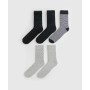 LCW ACCESSORIES Karişik Desenli Erkek Soket Çorap 5'li W37516Z8 - K00